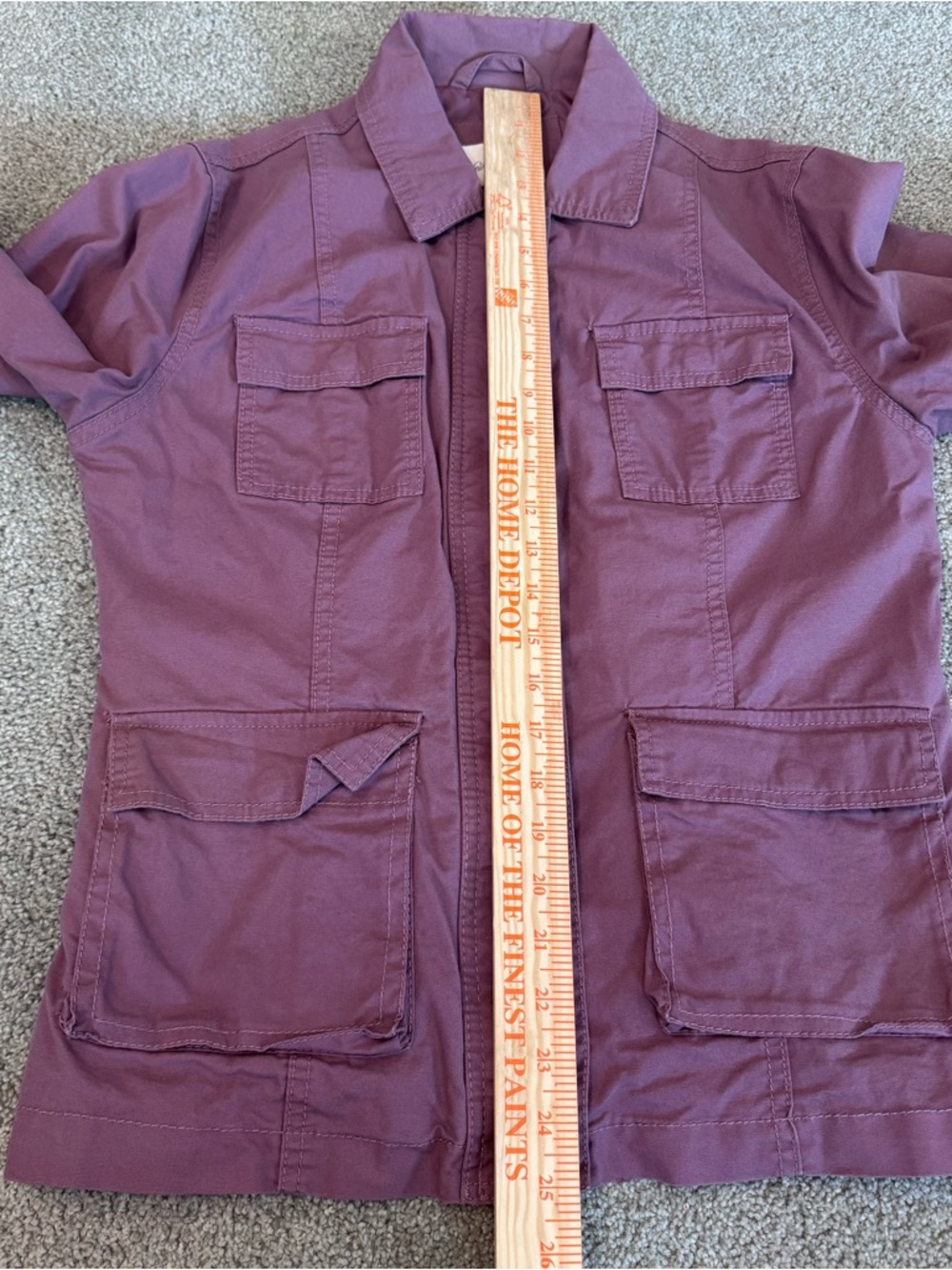 Women's Universal Thread Anorak Utility Jacket Mauve Purple Size XS - Picture 5 of 7